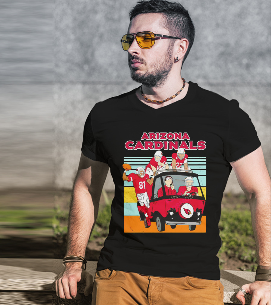 Arizona Cardinals Vintage Football Friends T-Shirt