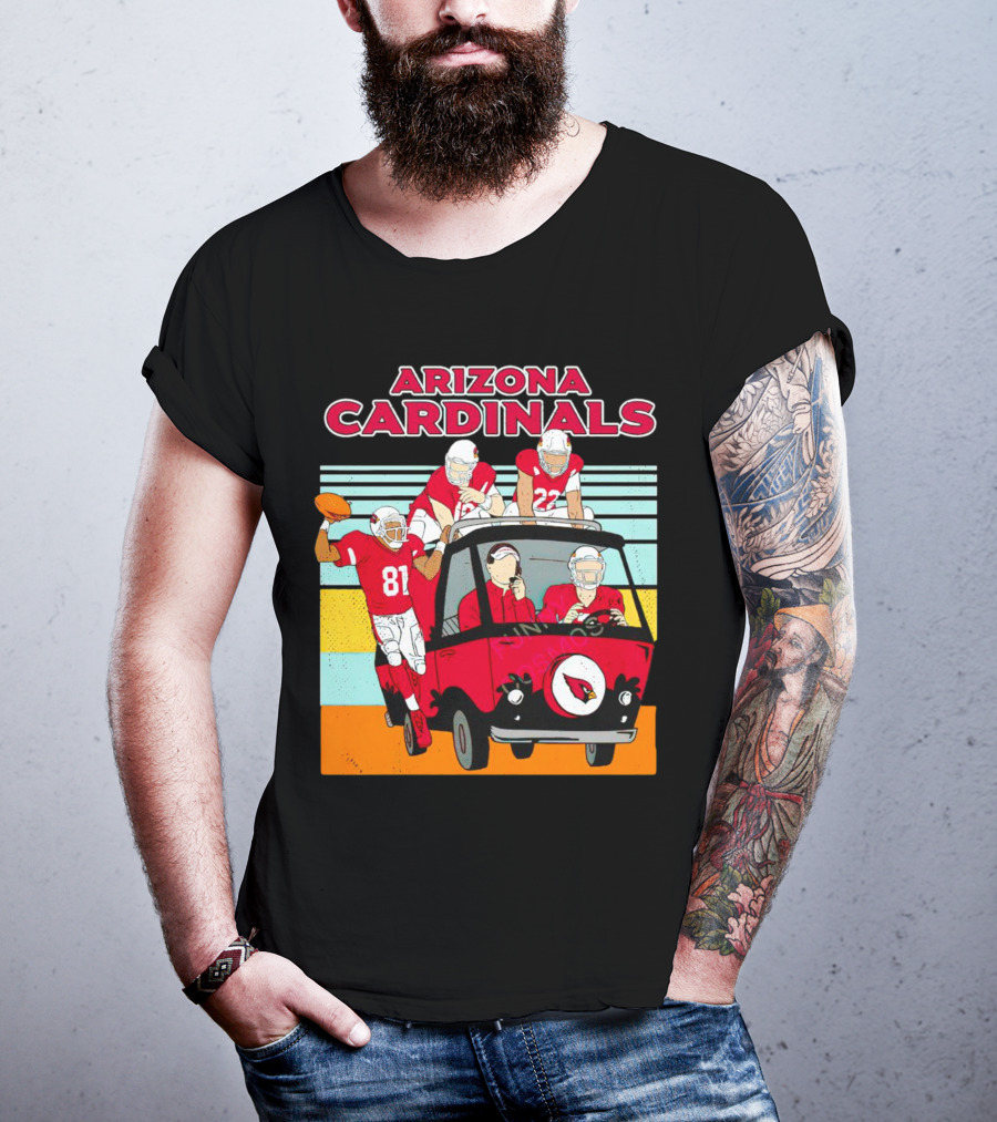 Arizona Cardinals Vintage Football Friends T-Shirt