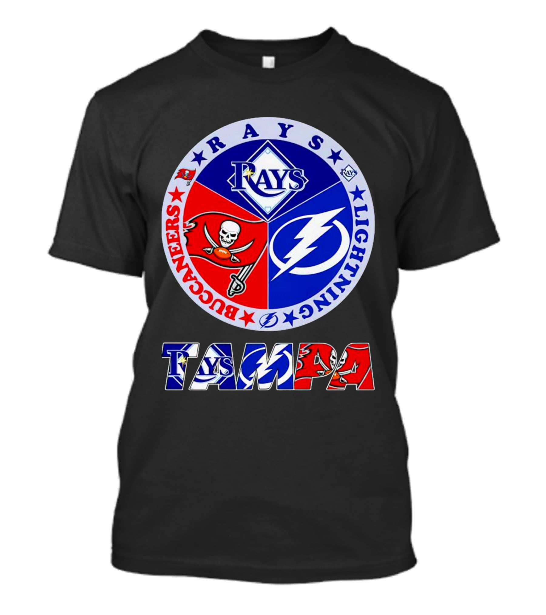 Tampa Bay Buccaneers Rays Lightning Tampa T-Shirt
