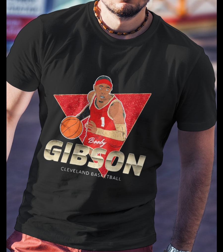 Booby Gibson Cleveland Basketball Player Number 1 T-Shirt