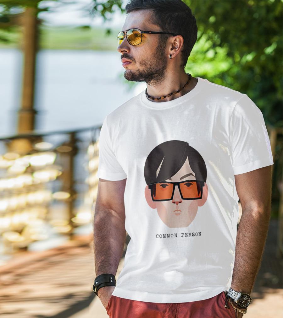 Common Person Sunglasses Face T-Shirt