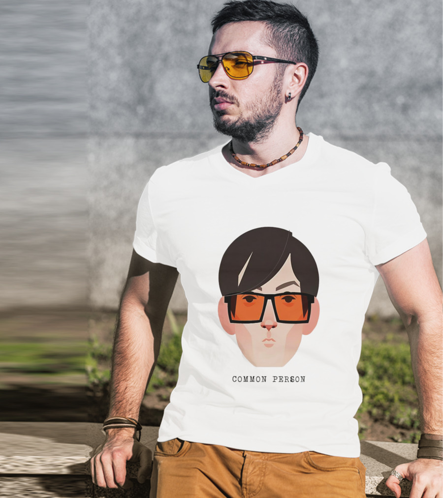 Common Person Sunglasses Face T-Shirt