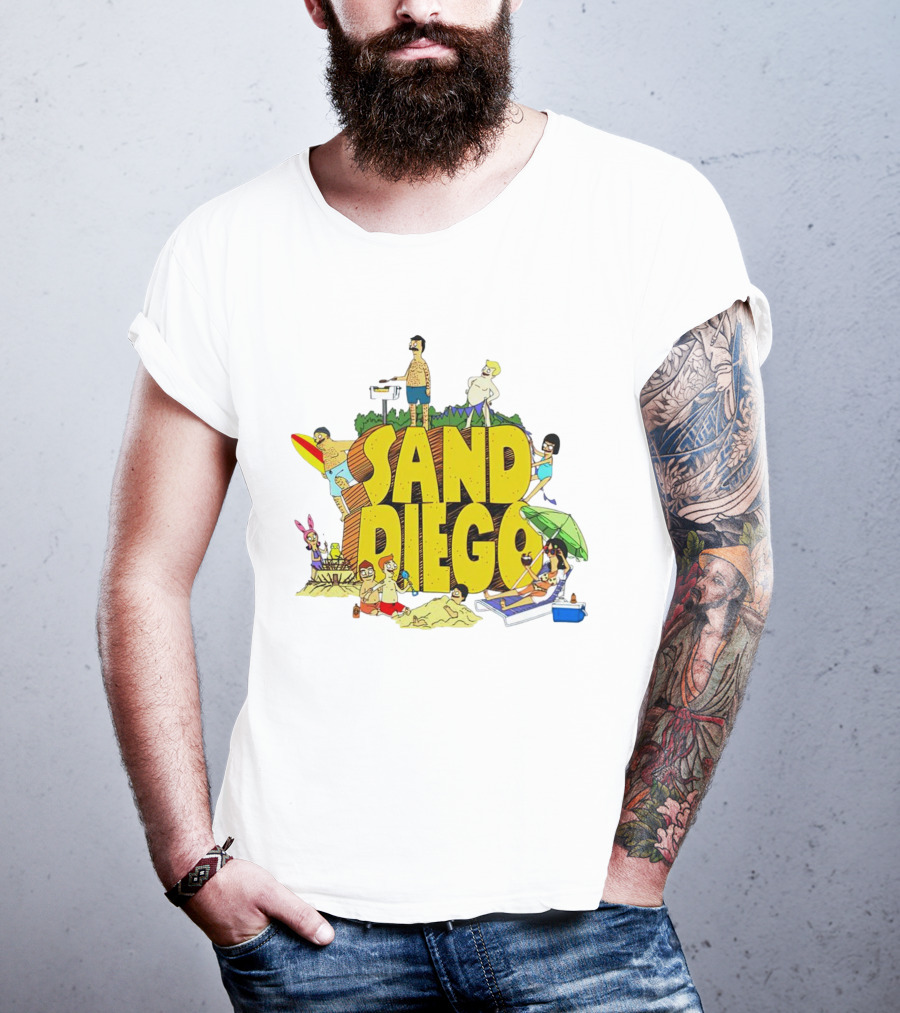 Bob's Burgers Sand Diego Beach Fun San Diego T-Shirt