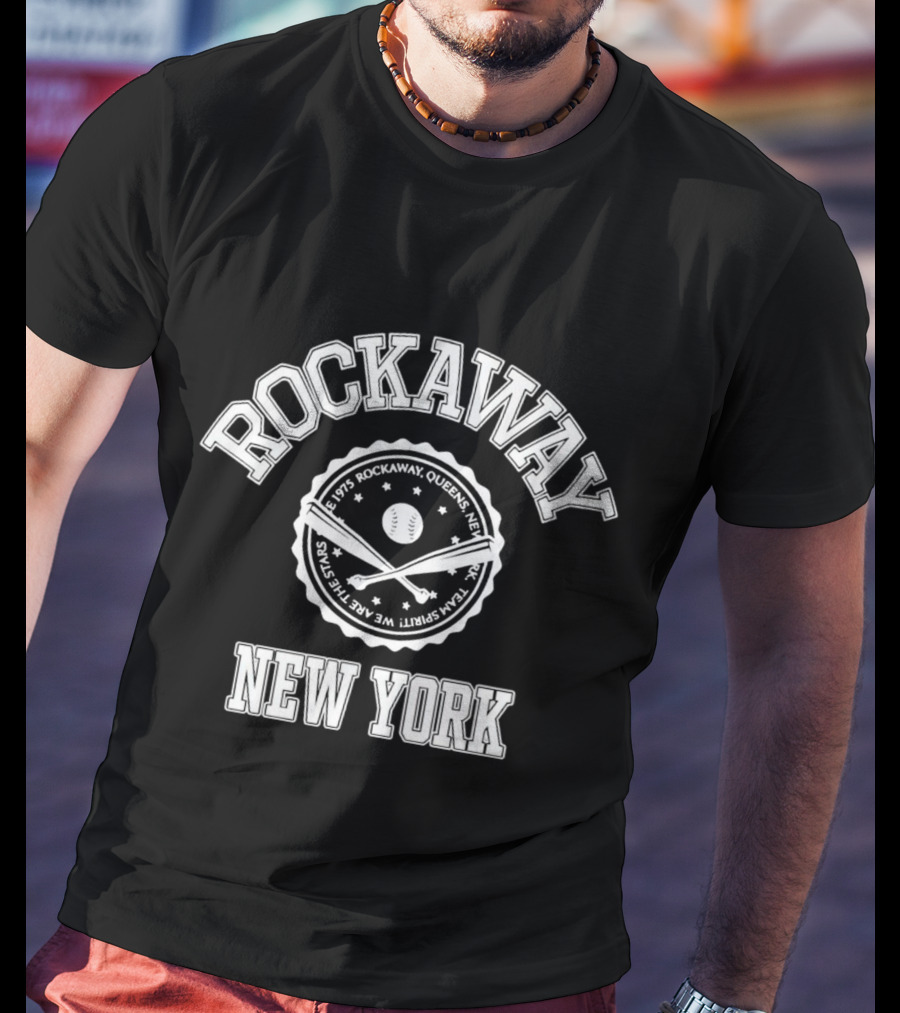Rockaway New York Baseball Spirit 1975 Queens NY T-Shirt