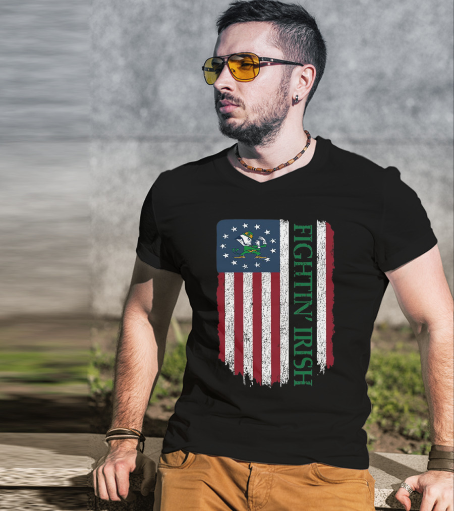 Fightin’ Irish Betsy Ross Flag T-Shirt