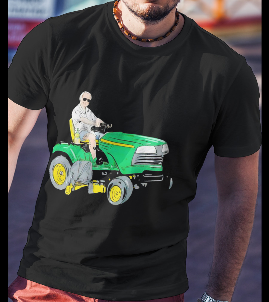 George Jones No Show Jones Riding Green Tractor T-Shirt