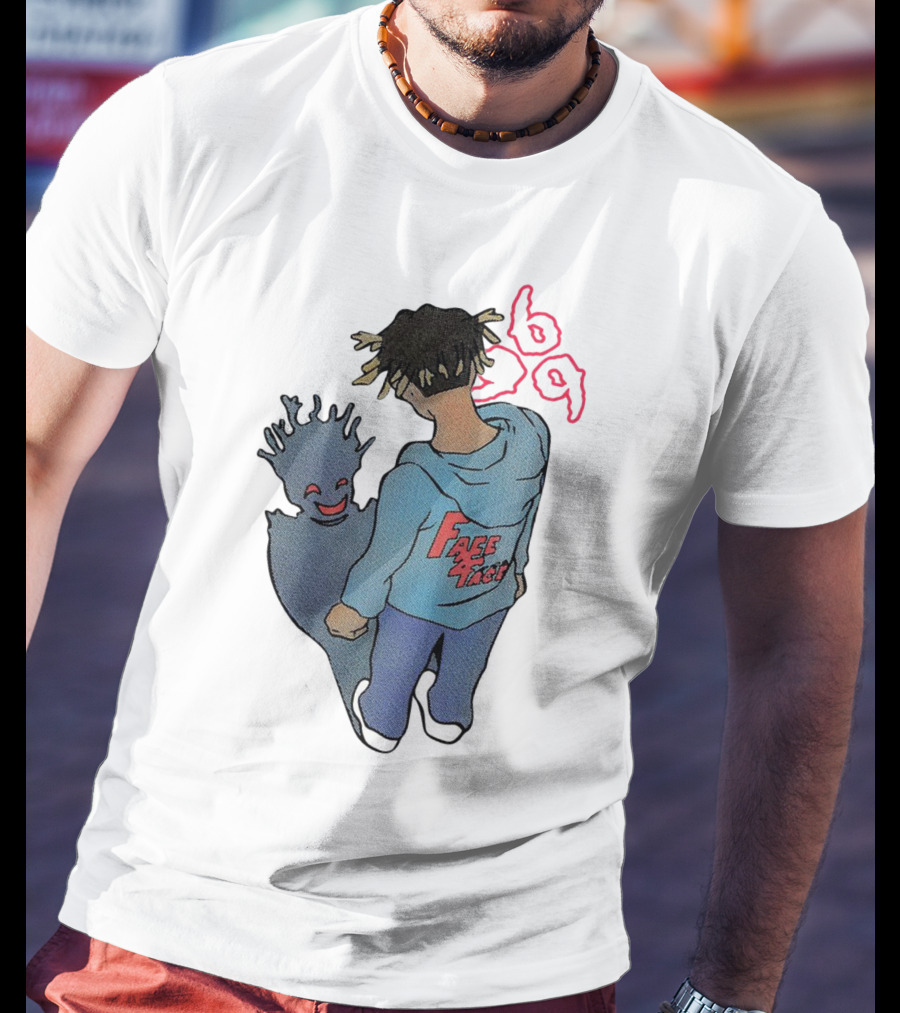 Juice WRLD Reflection Face 999 Hoodie And Shadow T-Shirt