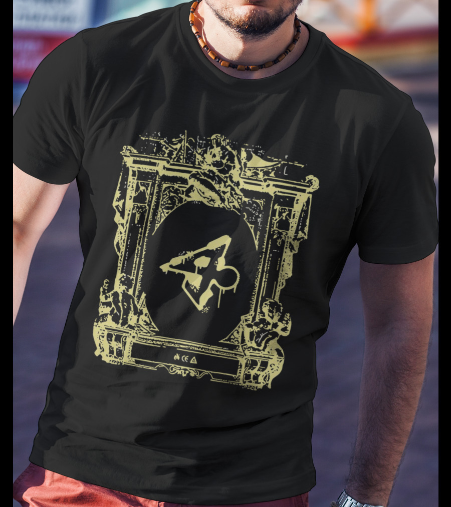 Ranboo Generation Loss 01100110 Vintage Frame With Dripping Triangle T-Shirt