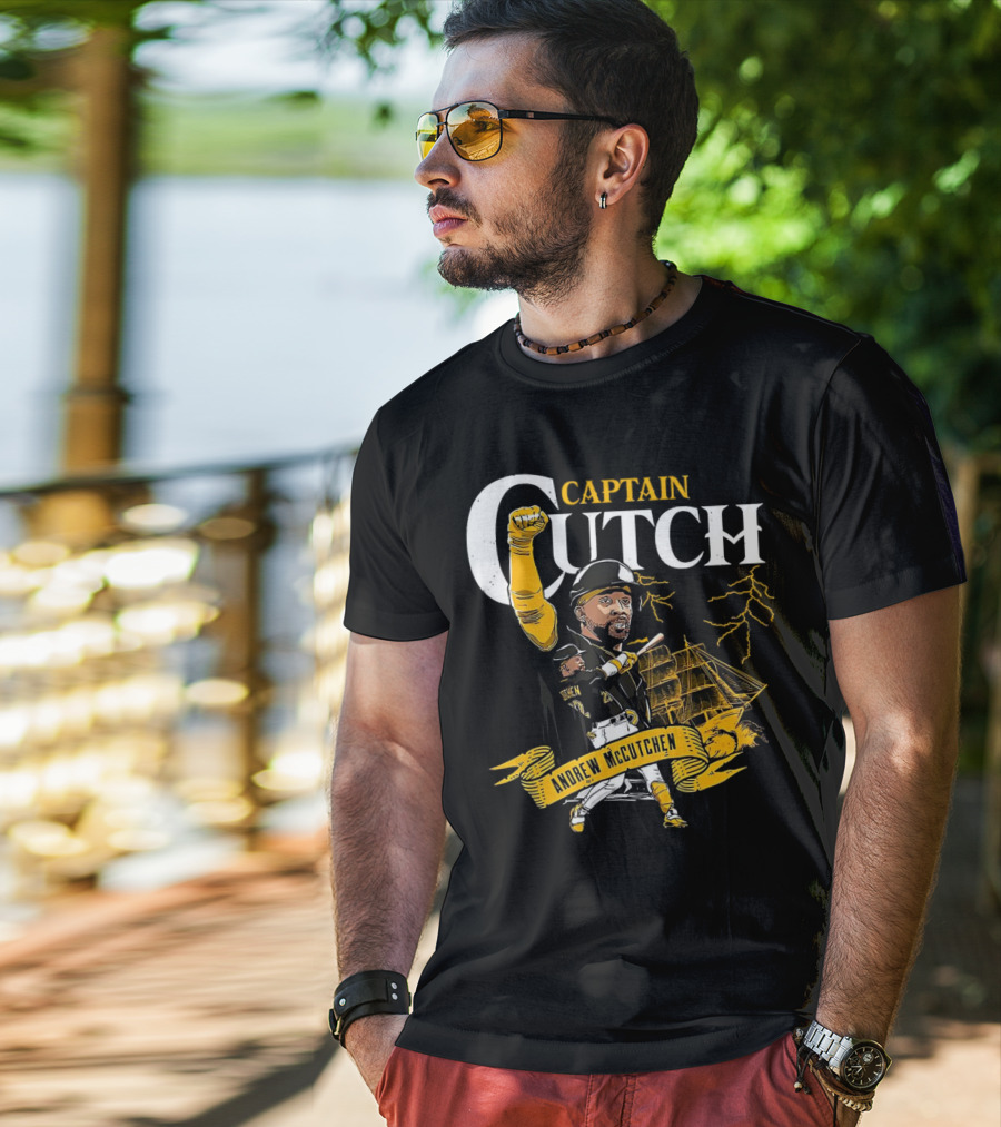 Andrew McCutchen Captain Cutch Pittsburgh Pirates Baseball T-Shirt