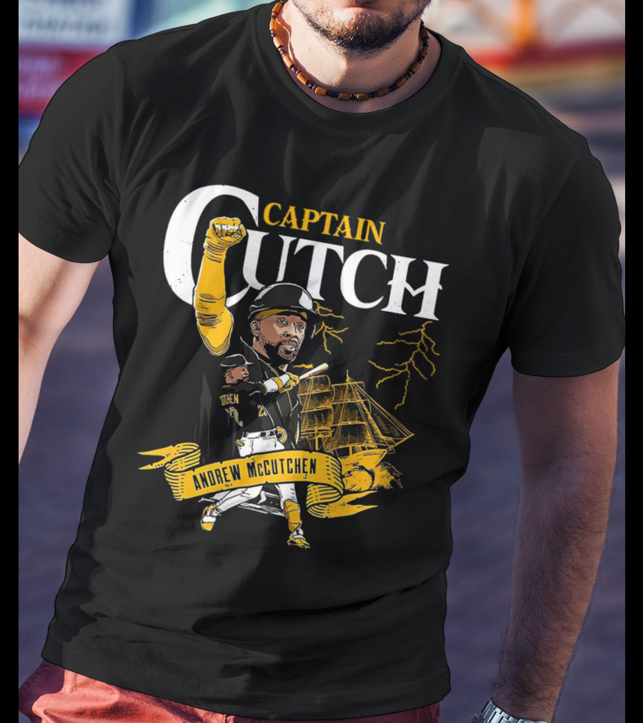 Andrew McCutchen Captain Cutch Pittsburgh Pirates Baseball T-Shirt