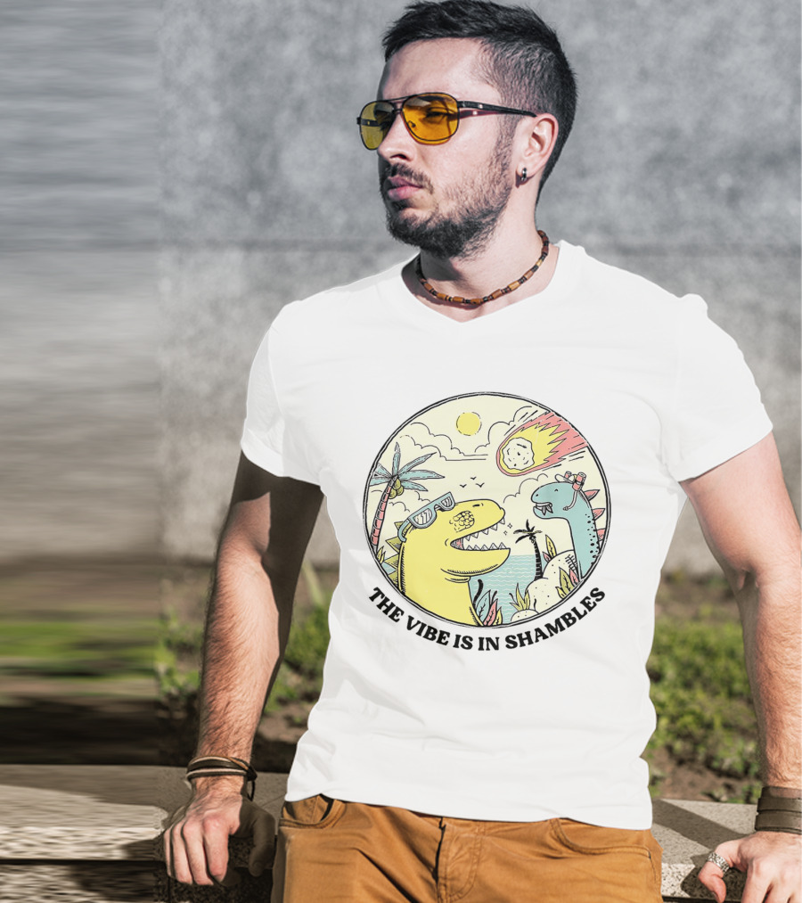 Dinosaur Meteor Impact Vibe Is In Shambles T-Shirt