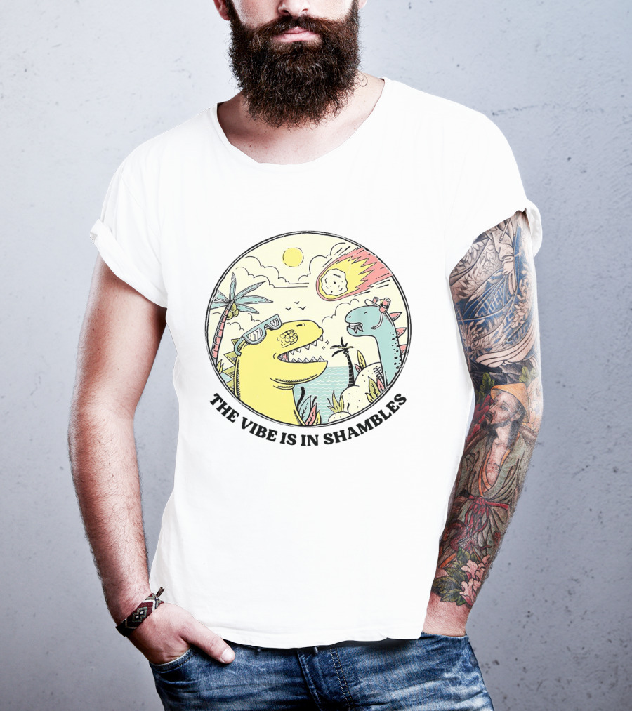 Dinosaur Meteor Impact Vibe Is In Shambles T-Shirt