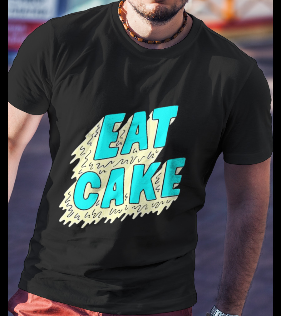 Eat Cake Retro T-Shirt