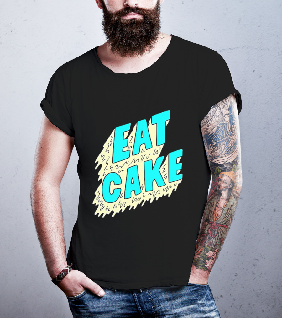 Eat Cake Retro T-Shirt