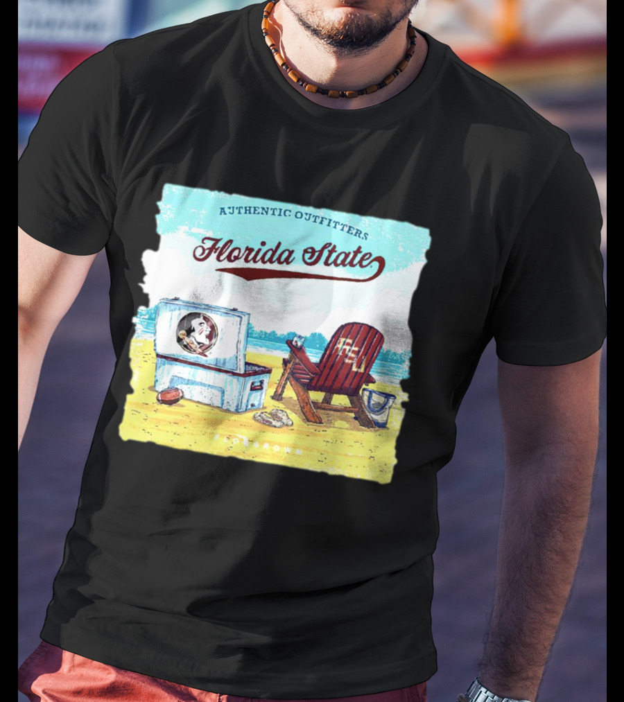 Florida State Seminoles Authentic Outfitters Lakeside Relaxation Scene T-Shirt