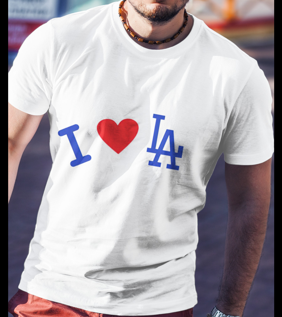 Madhappy I Love LA Los Angeles Dodgers T-Shirt