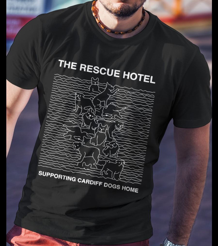 The Rescue Hotel Supporting Cardiff Dogs Home Good Boi Division T-Shirt