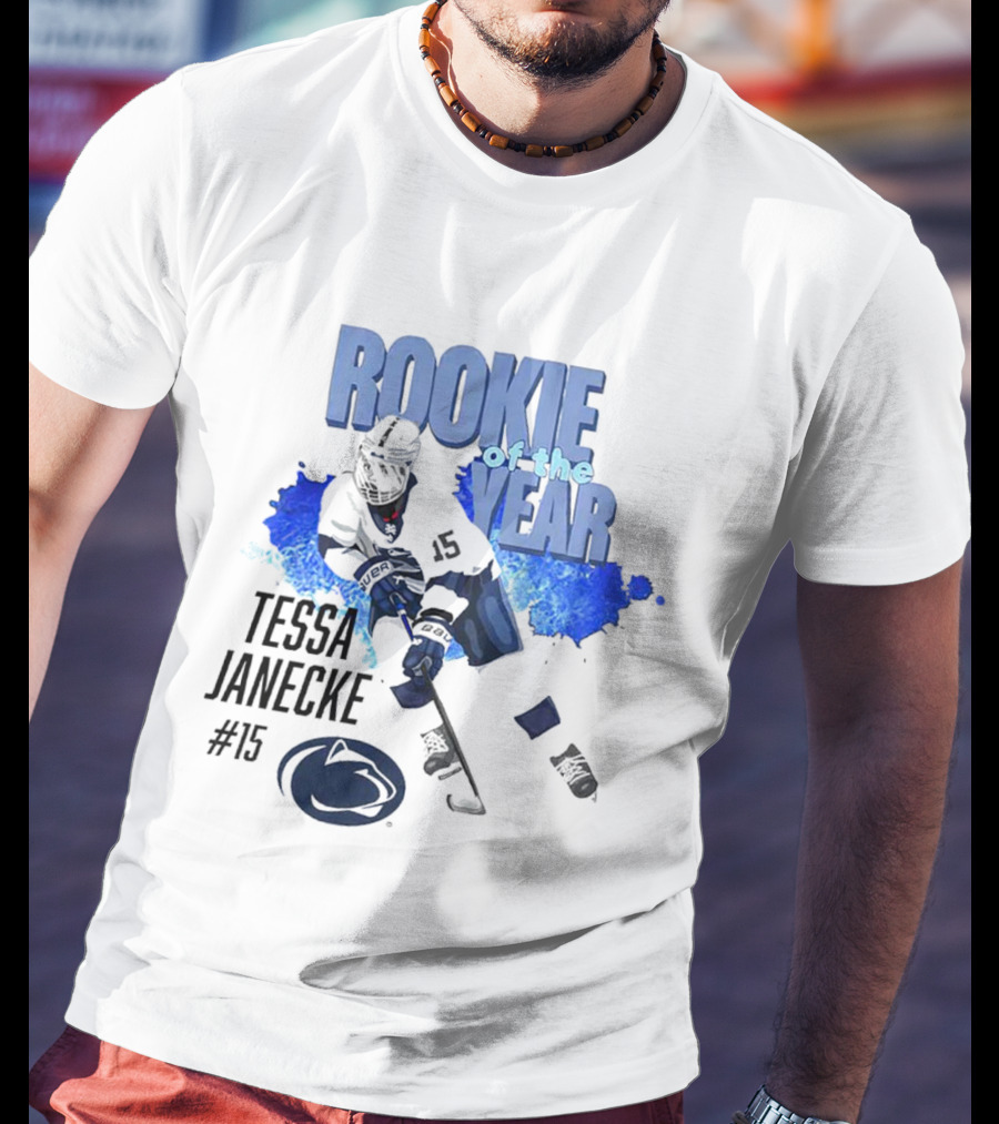 Tessa Janecke #15 Rookie Of The Year Hockey Player T-Shirt