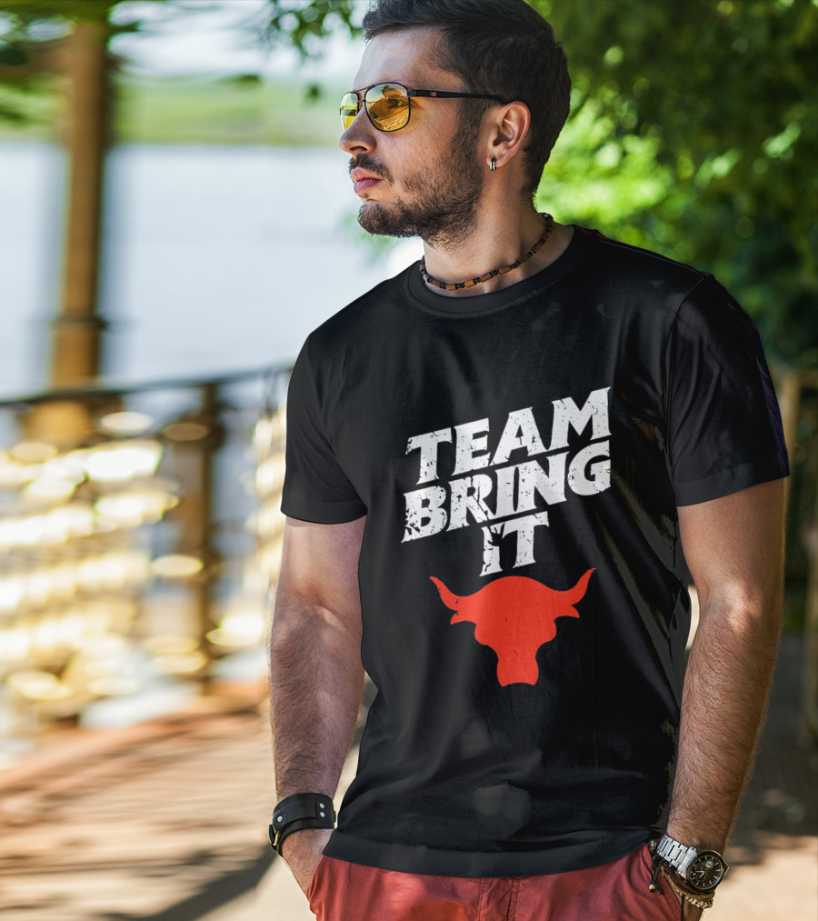 Team Bring It The Rock Bull T-Shirt