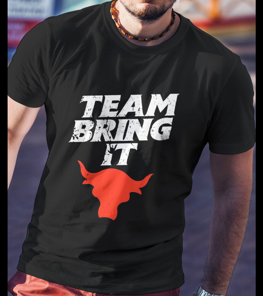 Team Bring It The Rock Bull T-Shirt