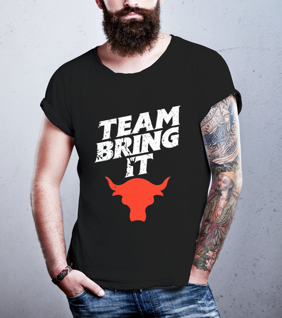 Team Bring It The Rock Bull T-Shirt