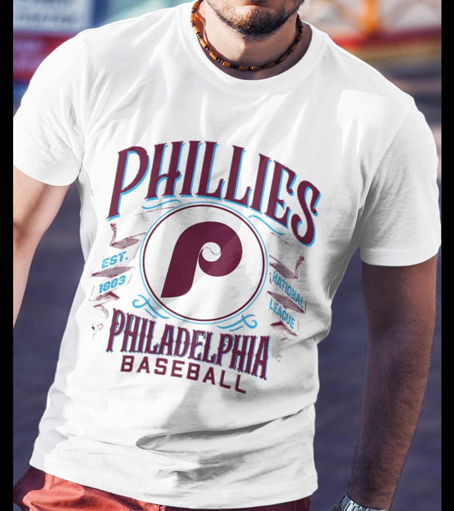 Phillies Philadelphia Baseball National League Est 1883 T-Shirt