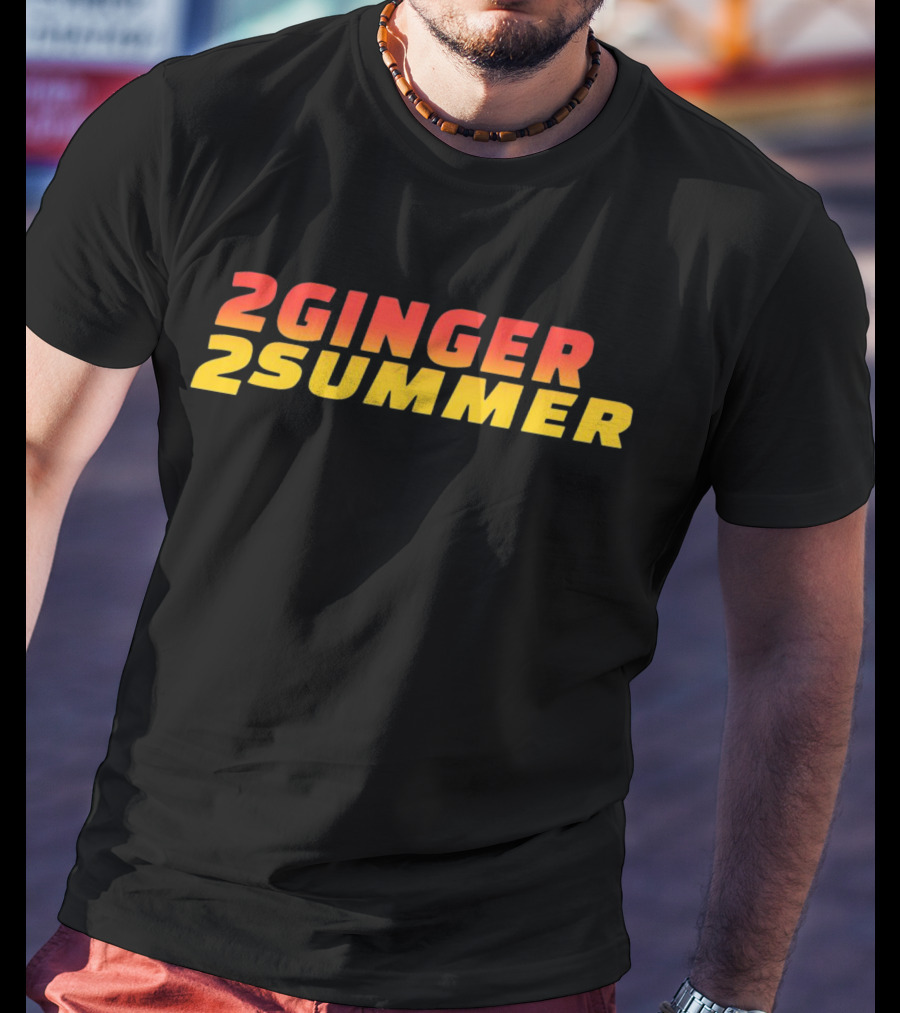 2 Ginger 2 Summer Retro Style Summer T-Shirt