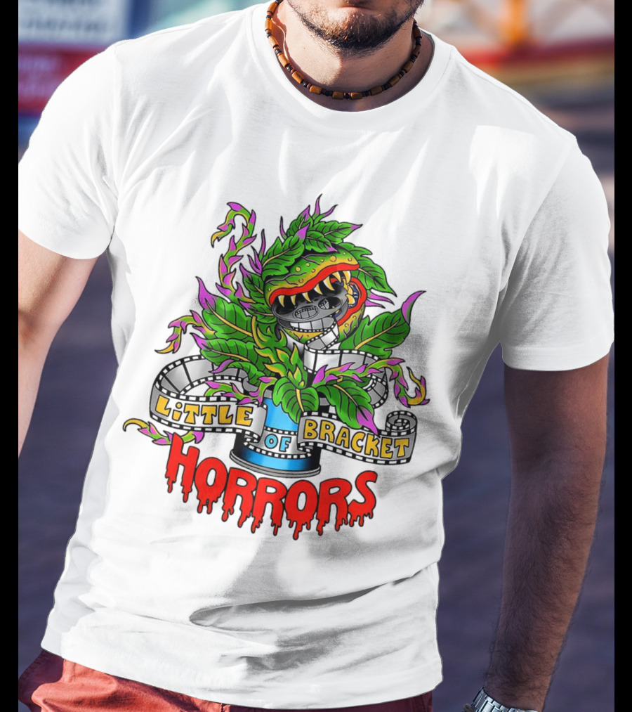 Little Bracket Of Horrors Film Reel Plant T-Shirt