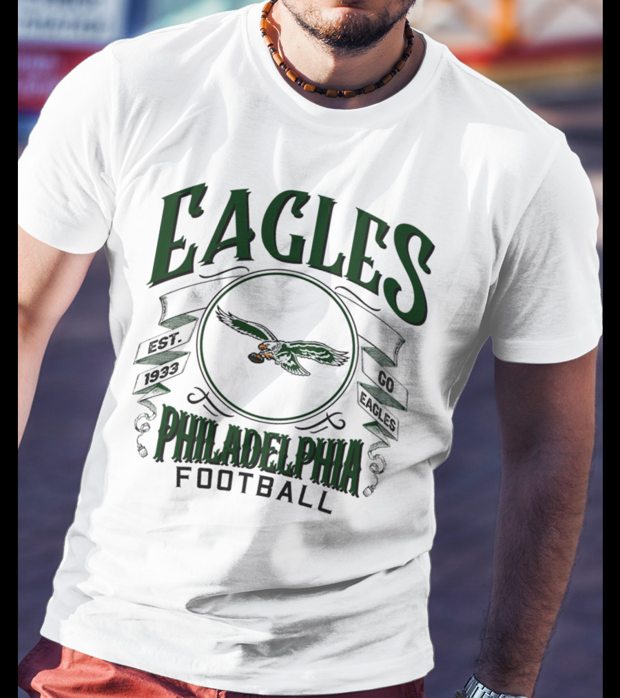 Philadelphia Eagles Football Est 1933 Go Eagles NFL T-Shirt