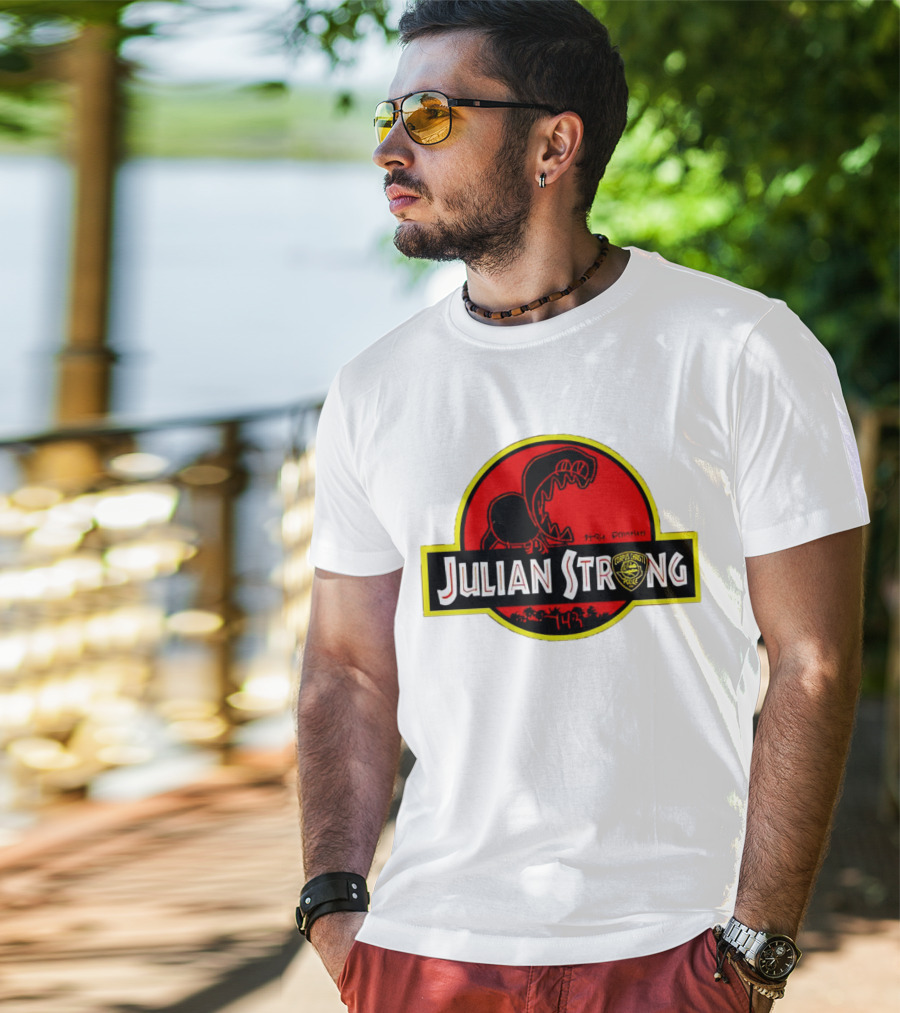 Julian Strong Fundraiser Unleash The Power Of Love Dinosaur Rescue Project 143 T-Shirt