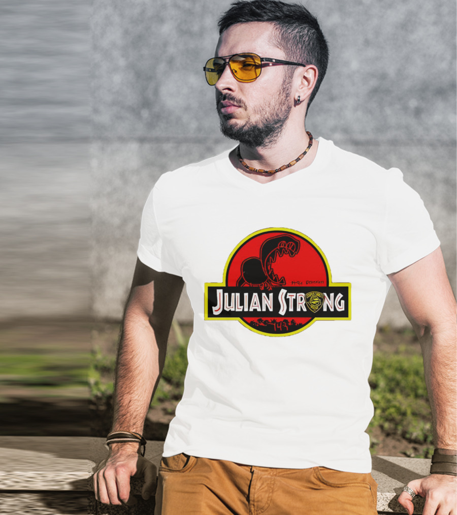 Julian Strong Fundraiser Unleash The Power Of Love Dinosaur Rescue Project 143 T-Shirt