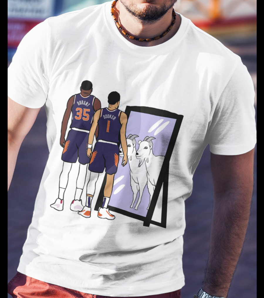 Kevin Durant 35 Devin Booker 1 Mirror Goats T-Shirt