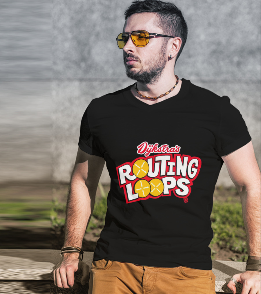 Dijkstra’s Routing Loops Comic T-Shirt