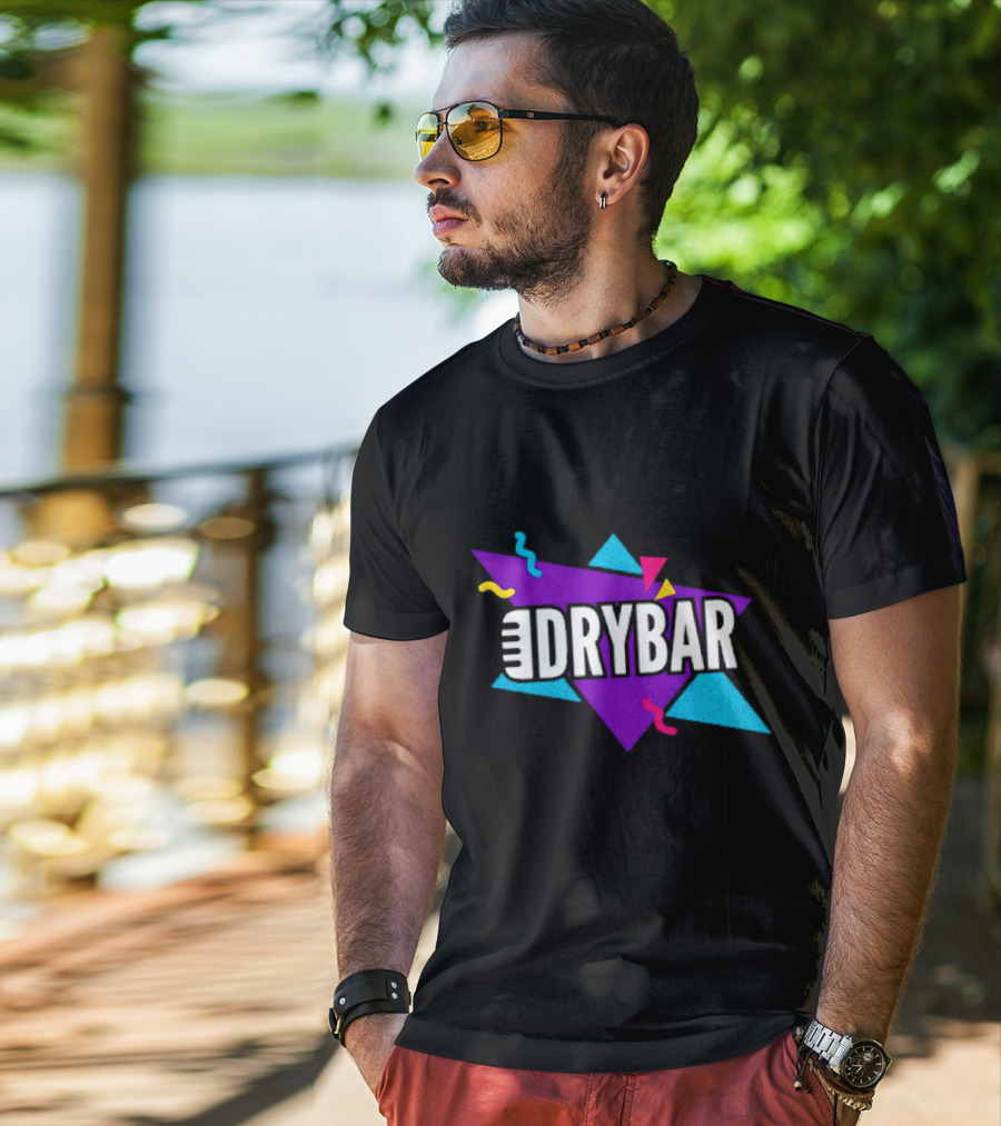 Dry Bar Retro Triangle Comedy T-Shirt
