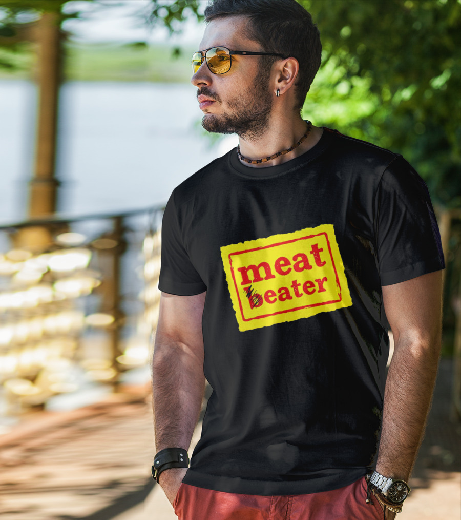 Meat Beater Yellow Label Icon T-Shirt