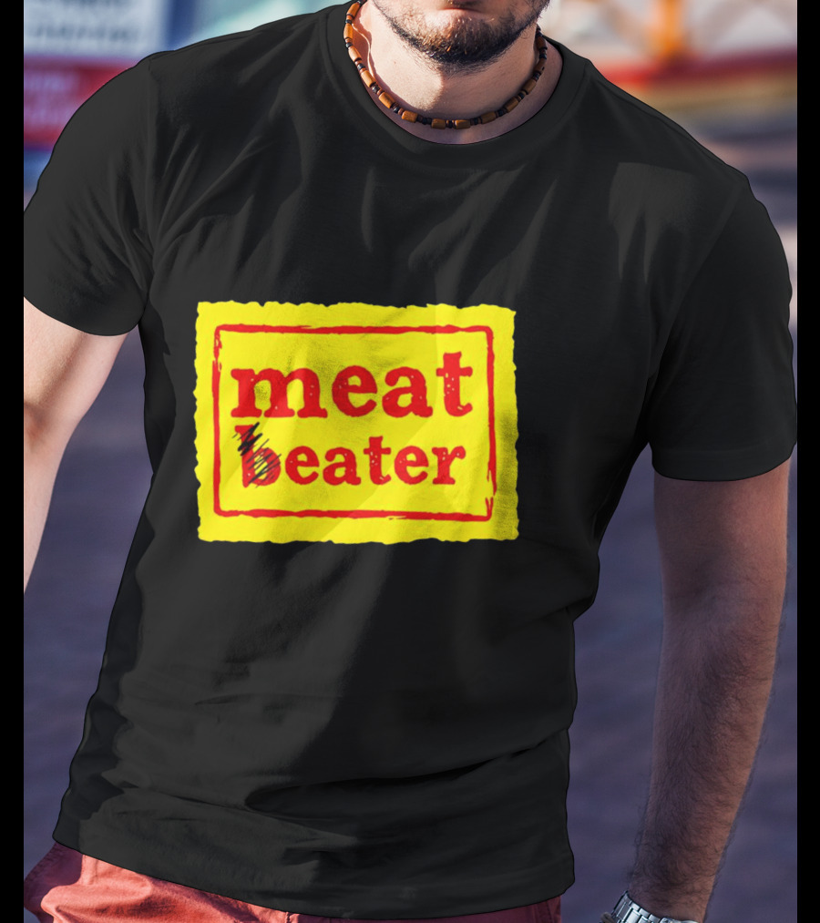 Meat Beater Yellow Label Icon T-Shirt