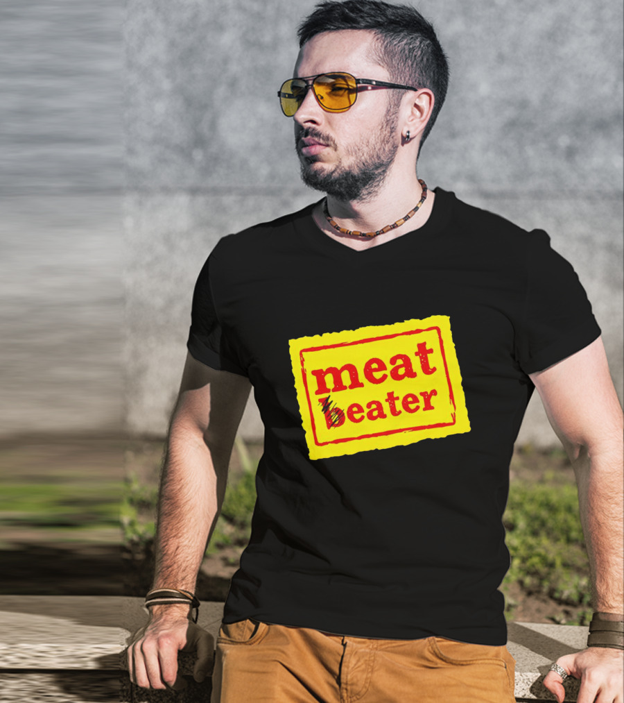 Meat Beater Yellow Label Icon T-Shirt