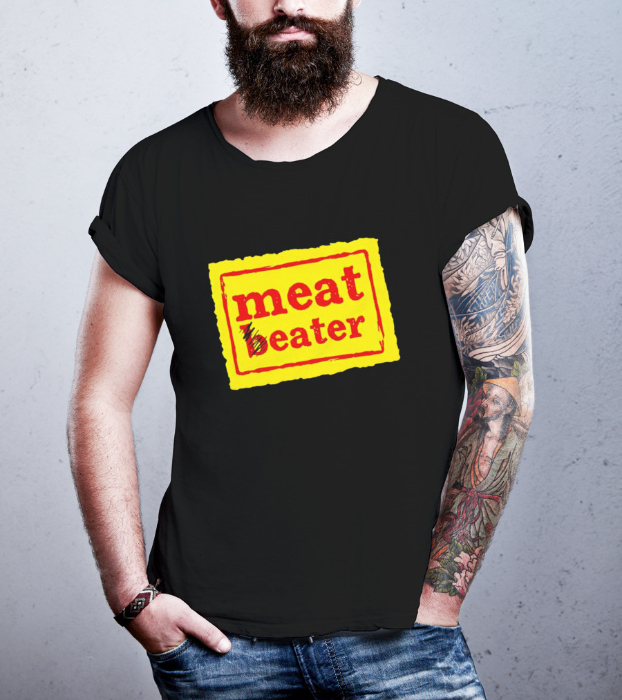 Meat Beater Yellow Label Icon T-Shirt