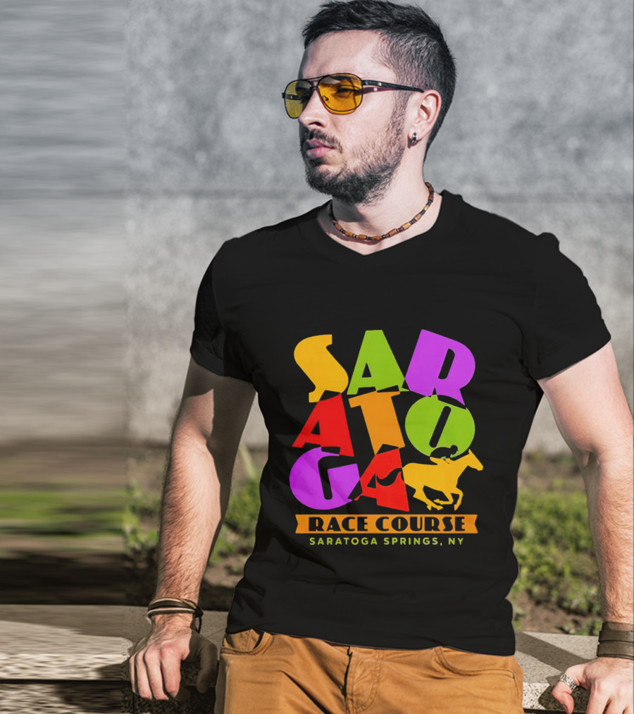 Saratoga Springs NY Race Course Horse Racing Saratoga T-Shirt