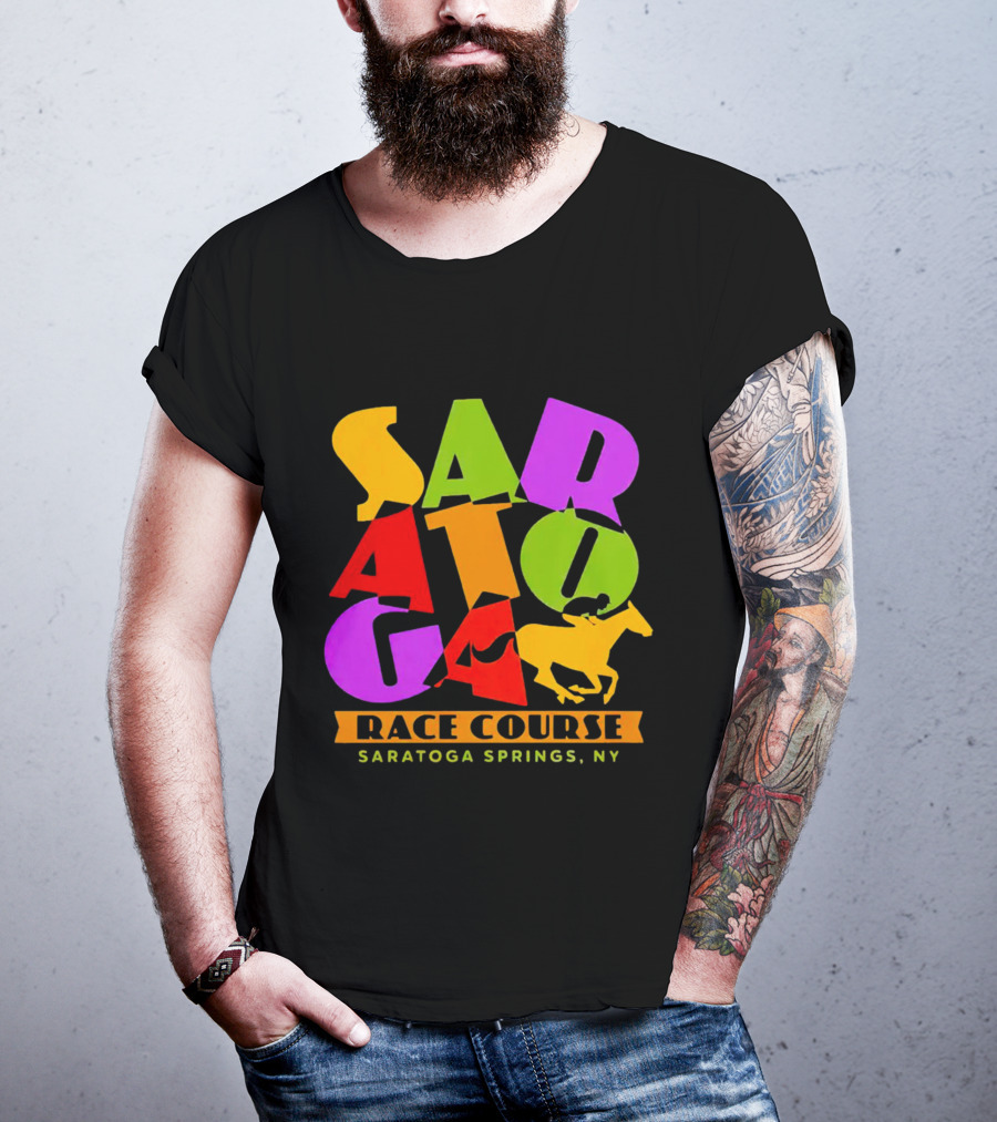 Saratoga Springs NY Race Course Horse Racing Saratoga T-Shirt