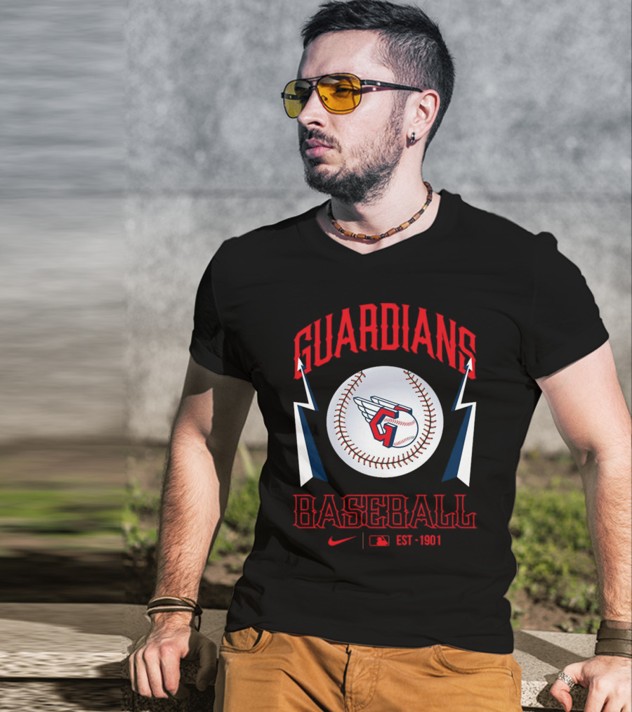 Guardians Baseball MLB EST 1901 T-Shirt