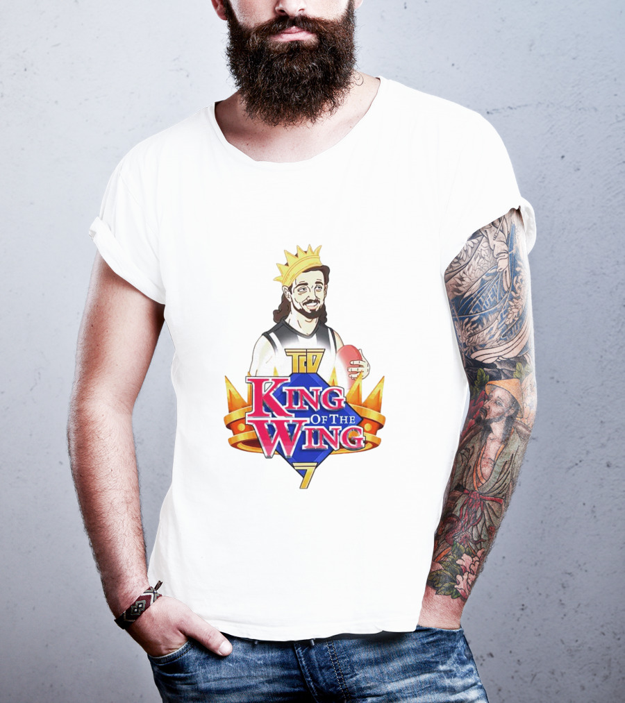 Josh Daicos King Of The Wing 7 TCD Football King T-Shirt