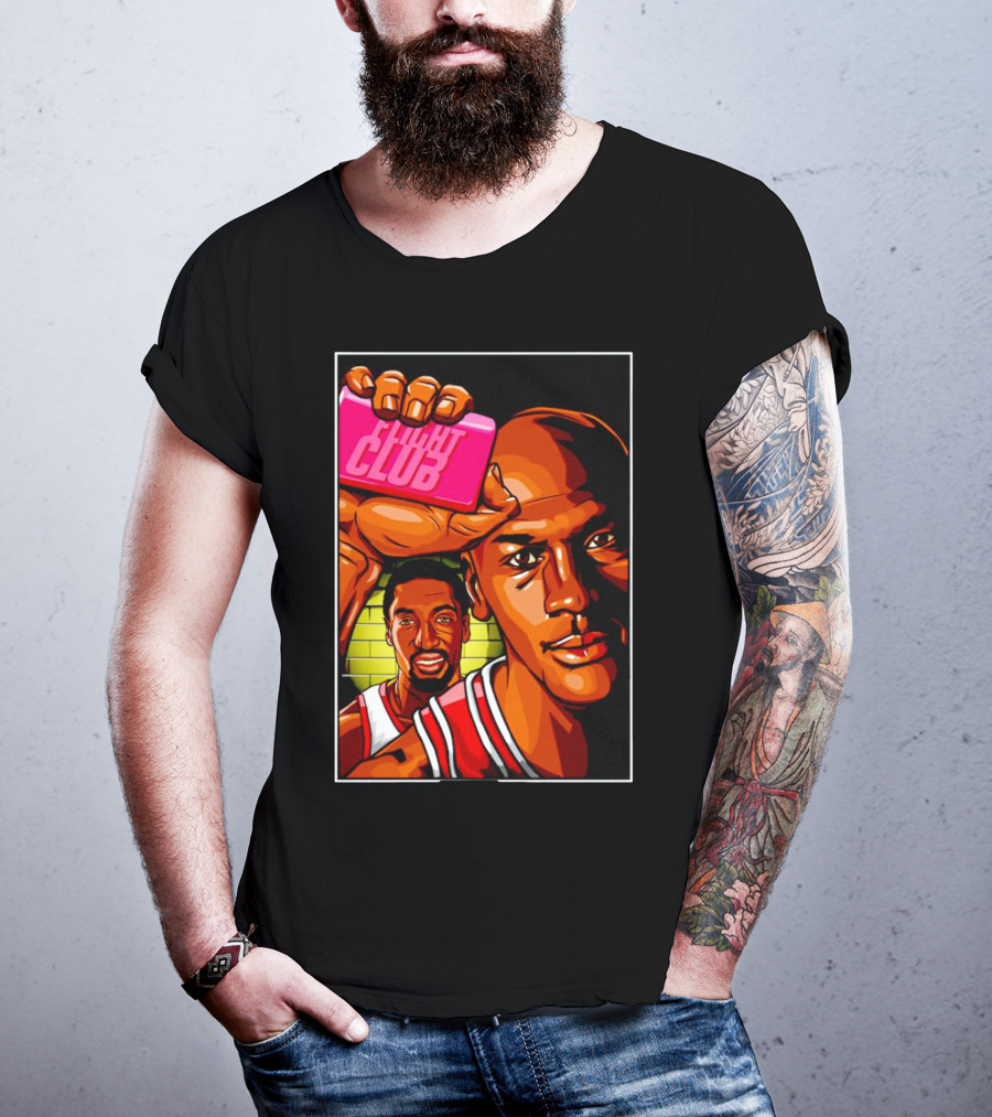 Flight Club Kobe Bryant Michael Jordan Basketball Legends T-Shirt