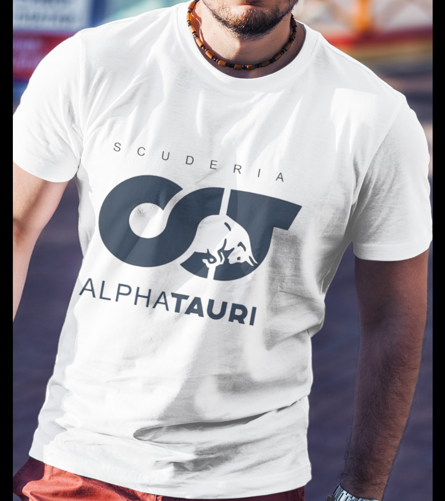 Scuderia AlphaTauri Logo Bull Emblem T-Shirt