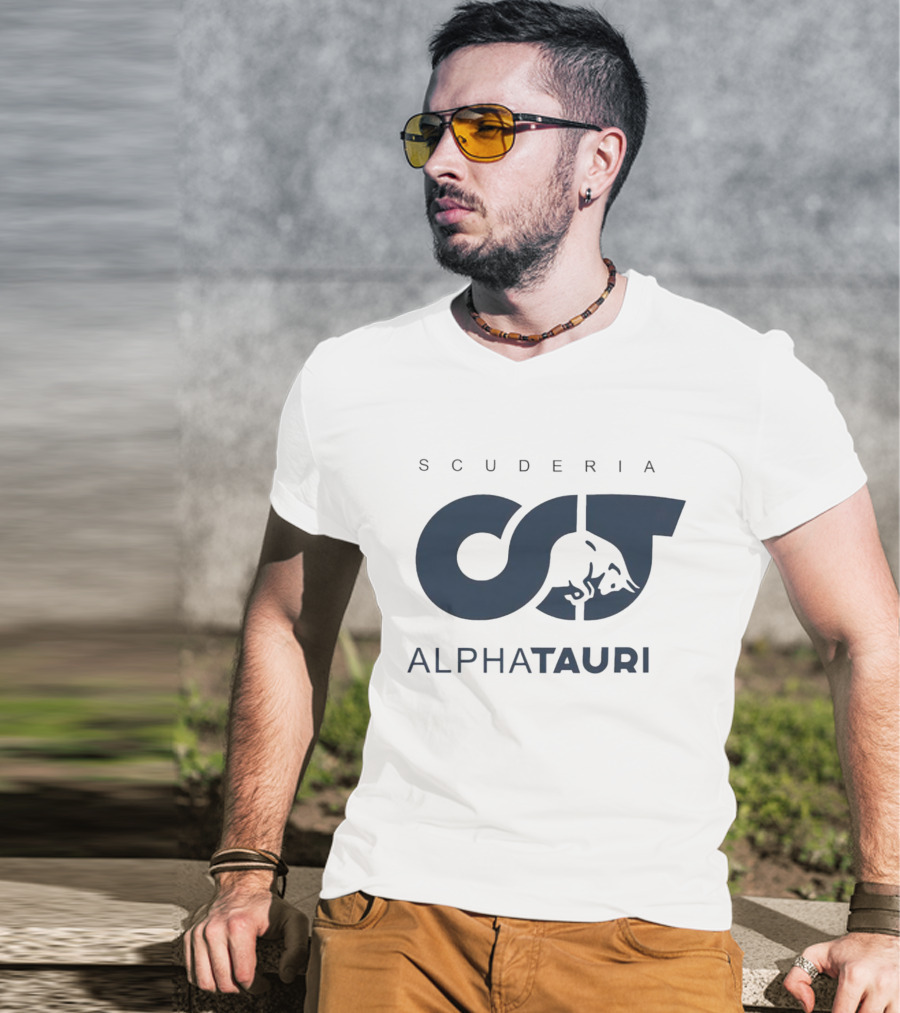 Scuderia AlphaTauri Logo Bull Emblem T-Shirt