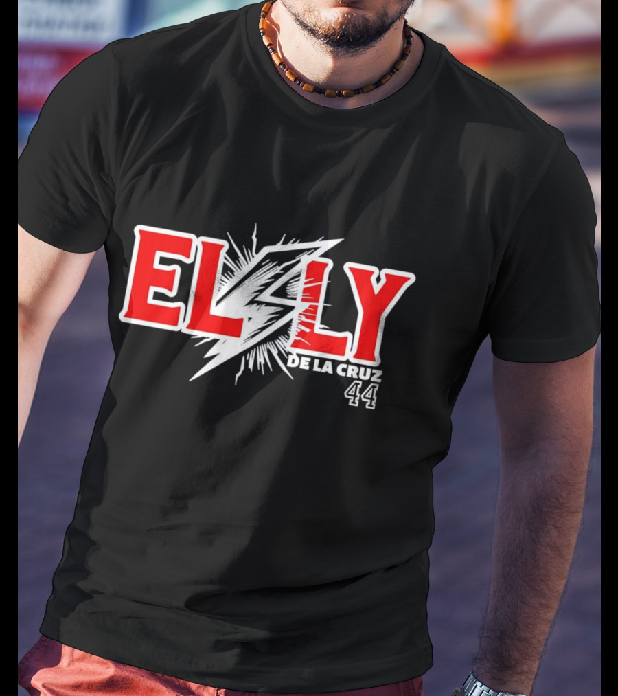 Elly De La Cruz 44 Lightning Burst T-Shirt