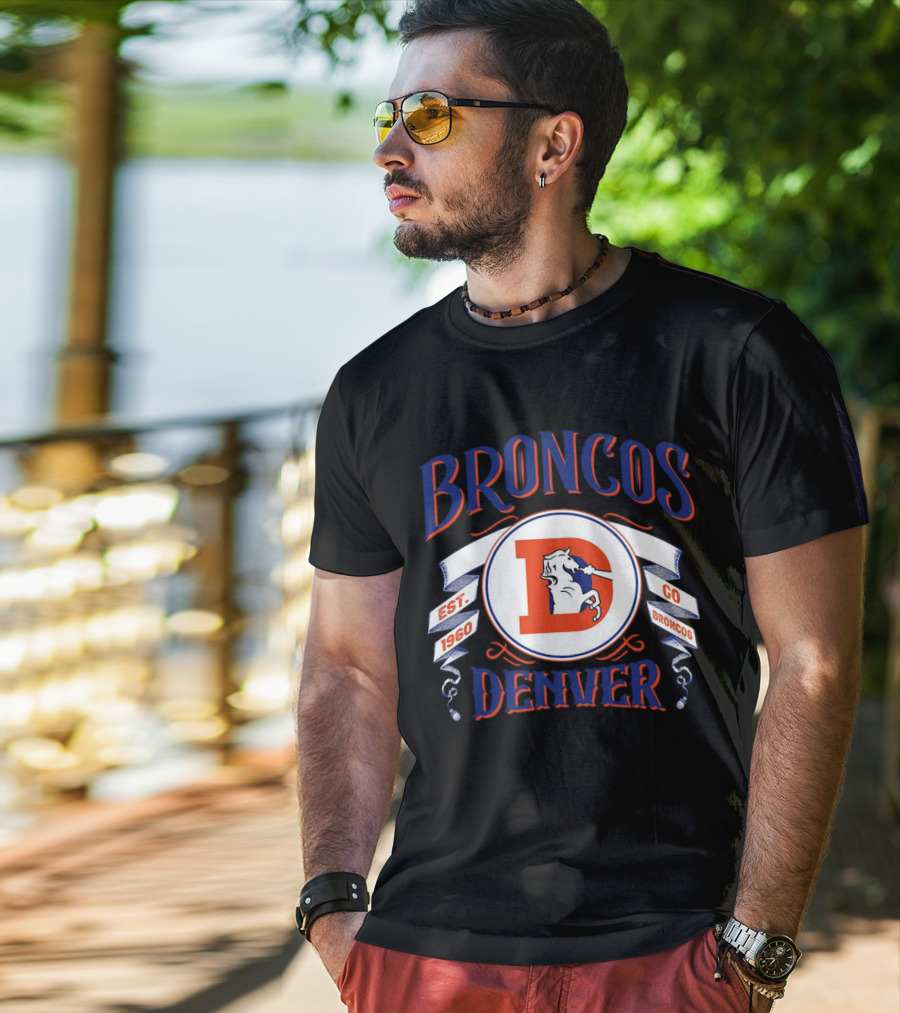 Broncos Denver Est 1960 Go Broncos T-Shirt