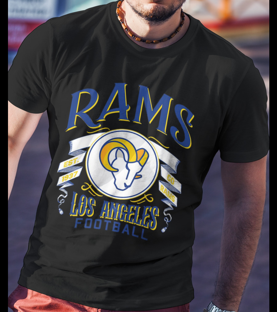 Rams Los Angeles Football Go Est 1937 T-Shirt