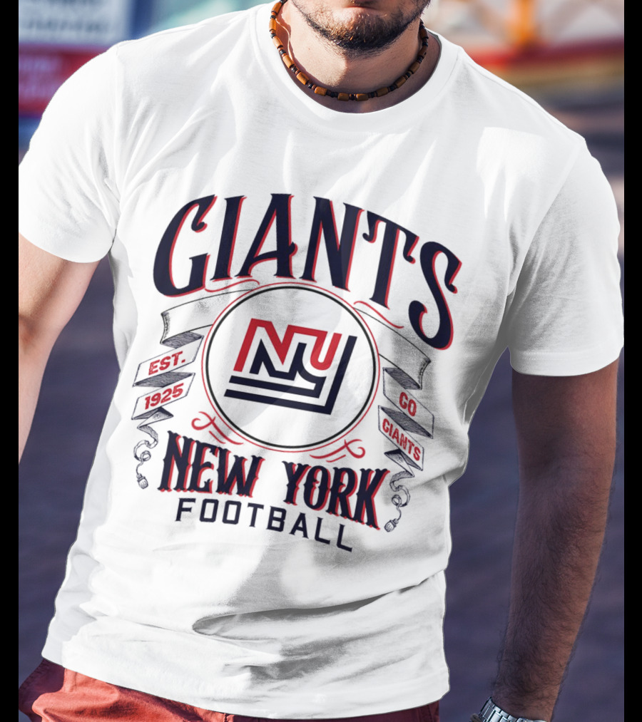 New York Giants NFL Football Est 1925 NY Giants T-Shirt