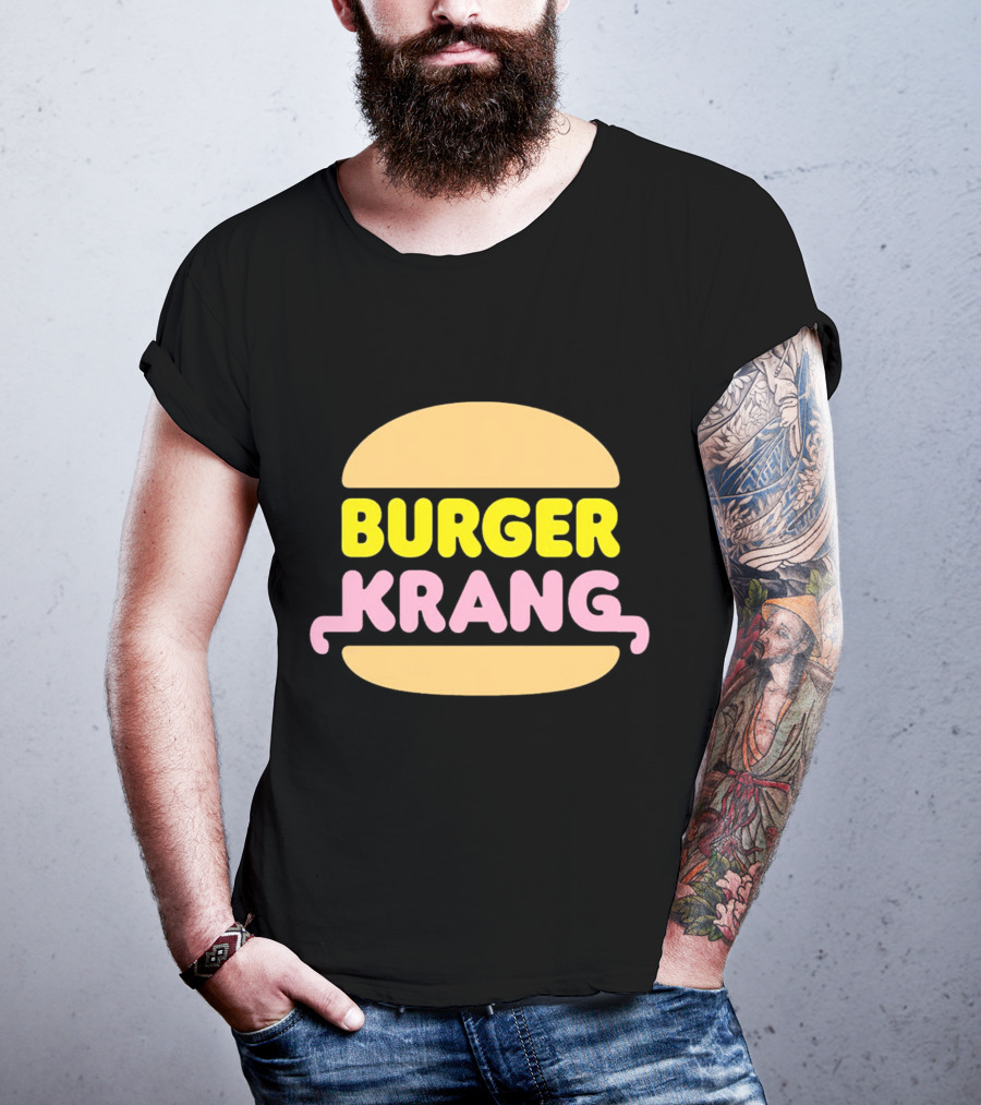 Burger Krang Neon Comic T-Shirt